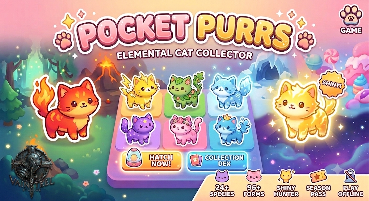 Pocket Purrs key art