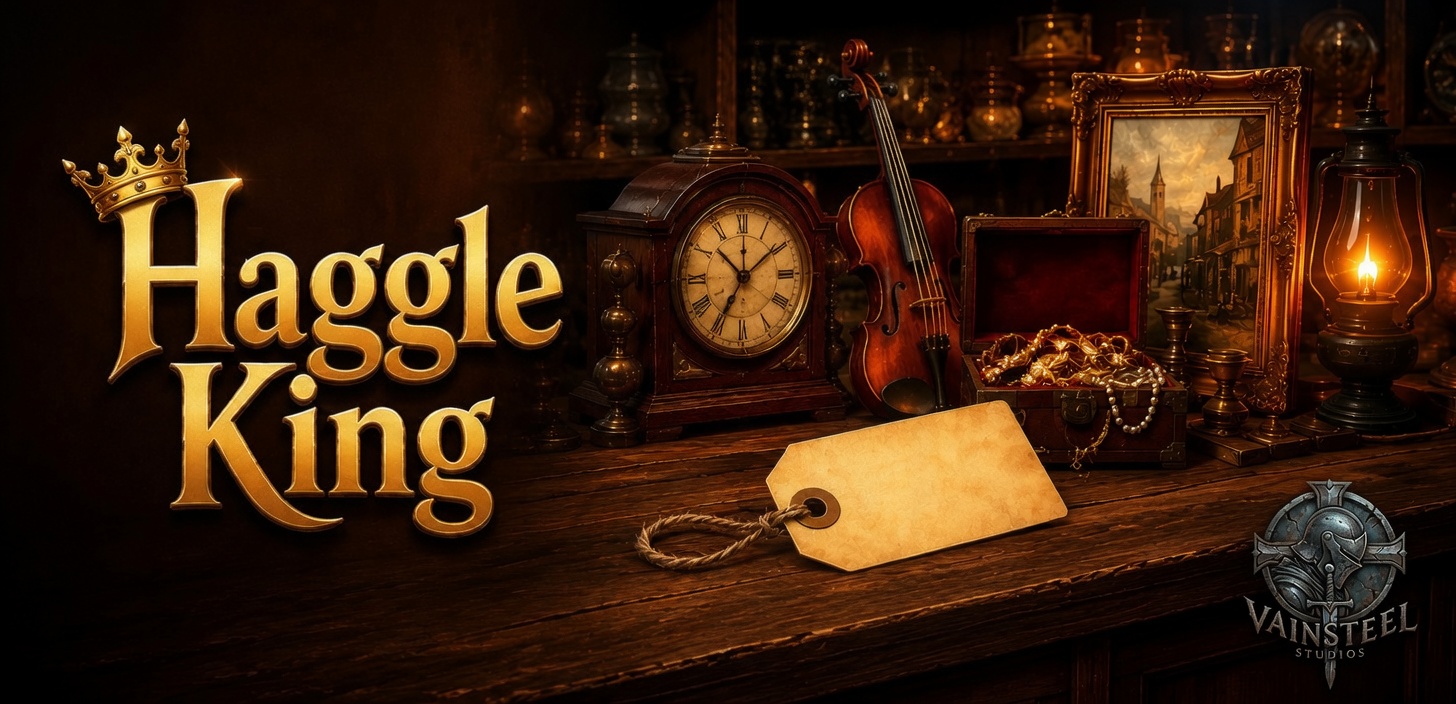 Haggle King: Pawn Shop Empire key art